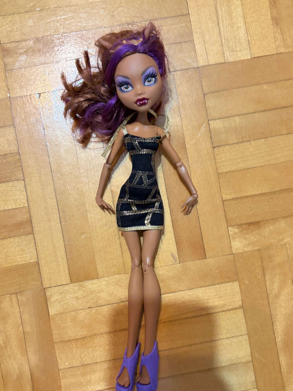 monster high clawdeen ghouls night out doll